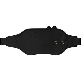 MEDIK USB充電温熱ベルト 冷え性対策 ネコ型ウォーマー 極薄タイプ ブラック ASNMCH-A135-BK|家電 季節家電 ヒーター・ストーブ