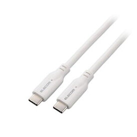 エレコム USB 10Gbpsケーブル(USB Type-C - USB Type-C/100W対応) 0.5m ホワイト ASNMPA-CC1G05WH|スマートフォン・タブレット・携帯電話 スマートフォン ケーブル