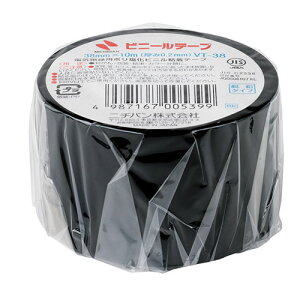 ニチバン ビニールテープ 38mm 黒 ASNNB-VT-386|雑貨・ホビー・インテリア 雑貨 雑貨品