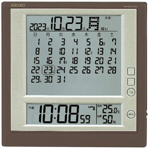 セイコー 電波目覚まし時計 電波修正機能・電子音アラーム・スヌーズ ほか (17×17×2.5cm・プラスチック枠・単3電池2本付) ASN4044-060|雑貨・ホビー・インテリア インテリア 時計