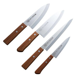 濃州孫六作 別撰料理包丁4点セット(三徳包丁・ペティナイフ・出刃包丁・刺身包丁) ASNK50804324|雑貨・ホビー・インテリア キッチン雑貨 調理器具