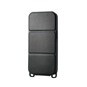 �G���R�� iPhone 16e �\�t�g���U�[�P�[�X �c�^�t���b�v ���Εt �u���b�N ASNPM-A25SPLFYTBK|�X�}�[�g�t�H���E�^�u���b�g�E�g�ѓd�b iPhone iPhone16�V���[�Y �P�[�X