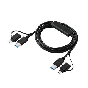 �G���R�� USB Type-C TM �ϊ��A�_�v�^�[�t�������N�P�[�u�� USB3.0 �u���b�N ASNUC-TV8BK|�p�\�R�� �p�\�R�����Ӌ@�� USB�P�[�u��
