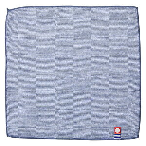 【10枚セット】 今治ガーゼ&パイル ミニハンカチ ネイビー 約220×220mm 日本製 ASN22554216X10|雑貨・ホビー・インテリア 雑貨 タオル・バスタオル・フェイスタオル