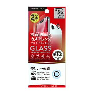 PGA iPhone 16e�p �t���S��ʕی�K���X&�J�����v���e�N�^�[�Z�b�g ������ ASNPG-25KGLPST|�X�}�[�g�t�H���E�^�u���b�g�E�g�ѓd�b iPhone iPhone16�V���[�Y �ی�t�B�����y �z