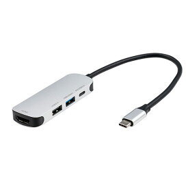 ナカバヤシ PD対応Type-CコンパクトドッキングS シルバー ASNUD-C04SL|パソコン パソコン周辺機器 USBハブ