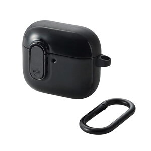 GR AirPods 4p TOUGH SLIM Lock ubN ASNAVA-AP06TSLBK|X}[gtHE^ubgEgѓdb iPhone AirPodspANZT