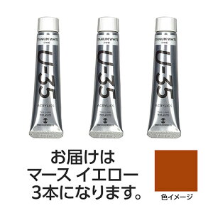 【3本×3セット】 ターナー色彩 U35 マースイエロー20ml ASNTURNER108688X3|雑貨・ホビー・インテリア ホビー アート・手芸・ハンドメイド