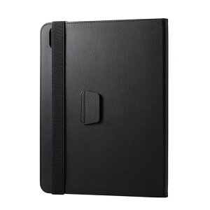 �G���R�� 11�C���`iPad Air(M3/M2) �t���b�v�P�[�X �Ռ��K�[�h �x���g�t 2�A���O�� �y�� �u���b�N ASNTB-A25MPLF2BK|�X�}�[�g�t�H���E�^�u���b�g�E�g�ѓd�b iPad iPad�P�[�X