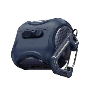 ESR Cyber MagSafe�Ή��t���b�N���b�N�P�[�X for AirPods Pro 3 �_�[�N�u���[ ASNES28015APP3|�X�}�[�g�t�H���E�^�u���b�g�E�g�ѓd�b iPhone AirPods�p�A�N�Z�T��