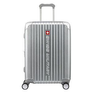 SWISS MILITARY �X�C�X�~���^���[�X�[�c�P�[�X CYGNUS �V�O�i�X 66cm ���^���b�N�V���o�[ ASNSM-A824-SILVER|�G�݁E�z�r�[�E�C���e���A �G�� �L�������O�o�b�N