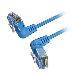VENTION Cat.6a LAN�P�[�u�� UTP ���p�R�l�N�^ 360°�X�C���O�^�C�v �u���[ 5m �u���[ ASNIB-0378|�p�\�R�� �p�\�R�����Ӌ@�� LAN�P�[�u��
