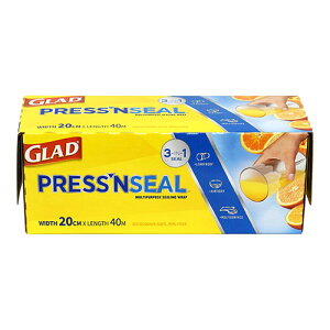 y12Zbgz NbNX GLAD PRESS'N SEAL FOOD WRAP Obh vX&V[ t[hbv 20cm×40m ASNIGL0008X12|G݁Ezr[ECeA Lb`G ۑeELjX^[