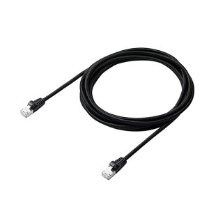 �G���R�� Cat7 LAN�P�[�u��(���ϋv) �������ʐM�ɍœK��10�M�K�r�b�g�C�[�T�l�b�g(10GBASE-T) 3m �u���b�N ASNLD-TWSM/BK30|�p�\�R�� �p�\�R�����Ӌ@�� LAN�P�[�u��