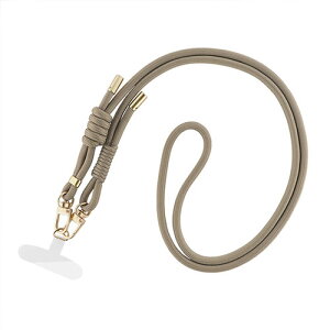 LEPLUS NEXT �X�}�[�g�t�H��(�ėp) �V�����_�[�X�g���b�v SHOULTY MULTI STRAP W�t�b�N�x�[�V�b�N�^�C�v �E�H�[���O���[�W�� ASNLN-SS11GG|�X�}�[�g�t�H���E�^�u���b�g�E�g�ѓd�b �X�}�[�g�t�H�� ���̑�