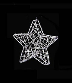 10cm　シャイニーワイヤースター [ONSTOWI6048] |装飾 飾付 クリスマス 小物 雑貨 イベント クリスマスツリー飾り オーナメント クリスマス装飾 飾り パーティー スター 星 デコレーション デコレーション ガーランド 室内装飾 店舗装飾 飾り付け Christmas