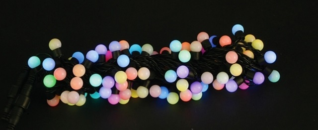 店舗装飾 ライト イルミネーション LEDライト LEDボールライト 100球 アソート MRSMSH3525 クリスマス 飾り 飾り付け 期間限定送料無料 ボール 休日 クリスマスツリー デコレーション LED 電飾 飾りつけ