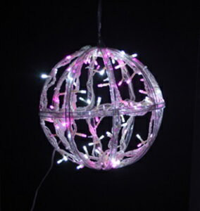 LED�{�[�����C�g�iS�jPI/W[MRS15-01510]|�N���X�}�X �N���X�}�X�c���[ �f�R���[�V���� �X�ܑ��� ���� ����� ����t�� ���C�g �d�� �C���~�l�[�V���� LED �{�[�� S �s���N �z���C�g�y�f�B�X�v���C