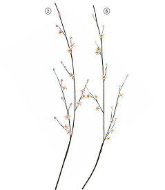 110cm 小梅スプレイ [ONSFLSP1451] |人工観葉植物 アーティシャルフラワー 造花 フラワー フェイクグリーン 装飾 飾付 小物 デコレーション 飾り イベント パーティー フラワーアレンジメント 店舗装飾 梅 ウメ うめ ディスプレイ 室内装飾 飾り付け お正月 迎春 アレンジ花