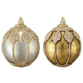 19cm ローマンエンブレムアンティークボール[ONSTOBA6220] |クリスマス 装飾 デコレーション オーナメント 飾り イベント パーティー フラワーアレンジメント 店舗装飾 ボール 室内装飾 クリスマスツリー飾り 飾り付け Christmas