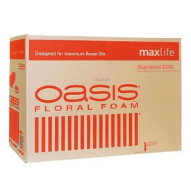 ブラックエコ スタンダード48コ maxlife 1ケース[TDLSJ000606]|資材 アレンジ用フォーム類 生花フォーム【フローラルフォーム 高吸水 花持ち向上 しっかり固定 デザイン性モダンアレンジ フラワーアレンジメント 】