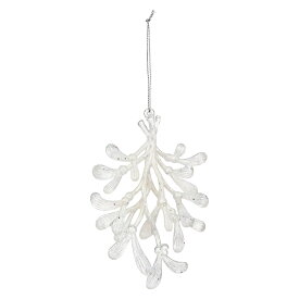 ホワイトミスルトゥオーナメント 1コ[TDLXO002895]|デコレーション オーナメント　置物 クリスマスオーナメント