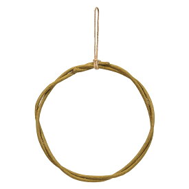 クラフトワイヤーリースM BROWN 1コ[TDLXU000038]|花器　ベース ワイヤー素材 ワイヤーベース【正月飾り 和風デコレーション 玄関飾り 新年装飾 ギフト・贈り物 ディスプレイ インテリア置物 オブジェ ナチュラル素材 】