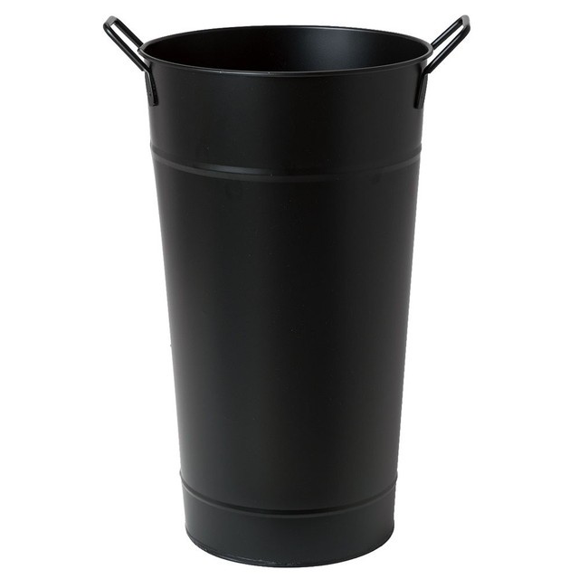 資材 花桶 ブリキ ブリキ花桶 卸直営 TDLSE0F0551 １号 最安値 代引決済不可 黒
