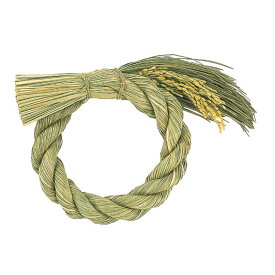 稲穂丸メ大 花器 ベース ナチュラル素材 しめ縄 [TDLXJ004610] 代引決済不可|年末年始 お正月 正月 正月飾り 店舗装飾 飾り付け ディスプレイ 稲穂 い草