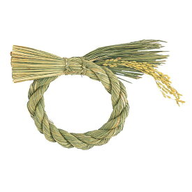 稲穂丸メ中 花器 ベース ナチュラル素材 しめ縄 [TDLXJ004620] 代引決済不可|年末年始 お正月 正月 正月飾り 店舗装飾 飾り付け ディスプレイ 稲穂 い草