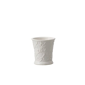 Femi　Anthology　φ7×H7．5cm WHITE 花器 ベース 陶器 [TDLCC240285-100]|装飾 飾り 飾り付け 店舗装飾 オブジェ デコレーション鉢 ポット 花瓶 ホワイト