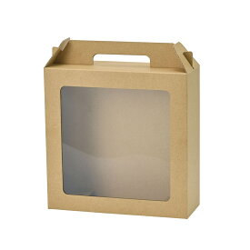 リースボックス25 手提げ窓付き 包装資材 5枚入 パッケージ[TDLGF000350] ラッピング用品 ギフト用品 フラワーギフト 梱包用品 ラッピング資材