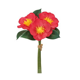 小町椿ピック レッド アーティフィシャルフラワー 造花 椿 [TDLFJ003836-003] フラワーギフト ハンドメイド資材 ガーデニング用品 ディ スプレイ ナチュラルアレンジ