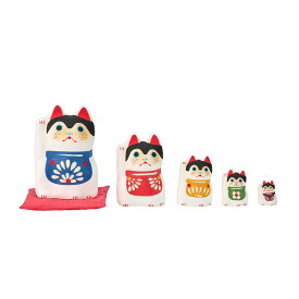 はりこーシカ犬張子1セットお正月張子人形マトリョーシカインテリアディスプレイオーナメント置物デコレーション素材[TDLJB063752]【お正月飾り 張子人形 日本の伝統的な飾り 正月飾り人形 】