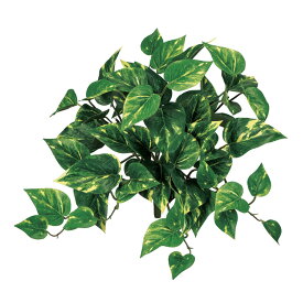 難燃斑入りポトスブッシュグリーン／イエローアーティフィシャルフラワー造花難燃性燃えにくいグリーンディスプレイポトス[TDLFG612503]【人工観葉植物・インテリアフラワー フェイクグリーン ディスプレイ インテリアグリーン 】