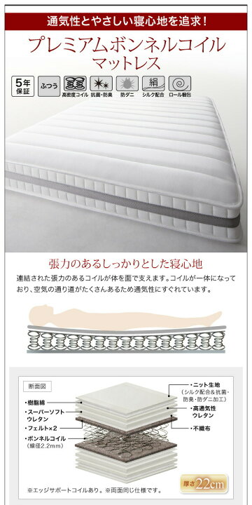 楽天市場】棚・コンセント付きバイカラーデザインフロアベッド 