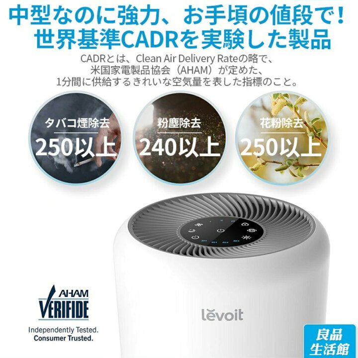 楽天市場】【100%抽選P】空気清浄機 タバコ levoit core300 