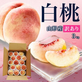 【2026年8月中旬発送 先行早割】 訳あり 山形の桃 3kg（8〜15玉前後）クール便 ちょっと訳あり桃 お買い得の桃 山形 美味しい桃 桃 訳あり 硬い桃 送料無料 果物 フルーツ 小玉 同梱不可 品種指定不可