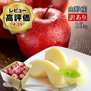 \ただ今、早生ふじお届け中!/ りんご 訳あり 10kg 送料無料 サンふじ サンつがる 早生ふじ 山形県産 産地直送 リンゴ お徳用 ご家庭用 10キロ つがる ふじ 甘い 果物 あす楽 山形県 青森県
