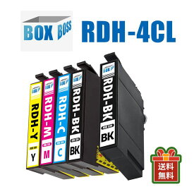 RDH-4CL 互換インクカートリッジrdh-4cl(2BK/C/M/Y) 全5本 rdhシリーズリコーダーエプソン 大容量 : PX-048A / PX-049Aエプソン用 RDH-4CL 5本ブラック エプソン用互換インクカートリッジ RDH 対応機種：PX-048A・PX-049A ICチップ付 残量表示機能付 1年保証