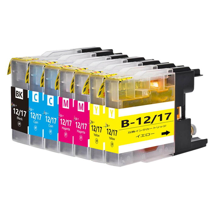 楽天市場】ブラザーbrother用互換インクカートリッジLC12BK*1 LC12C 