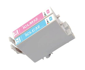 IC6CL32互換インクカートリッジIC32 (LC/LM) 計2本セットヒマワリ EPエプソンIC32 インク 適合機種: PM-A850 PM-A870 PM-A890 PM-D750 PM-D770 PM-D800 PM-G700 PM-G720 PM-G730 PM-G800 PM-G820 ICチップ対応 残量表示あり