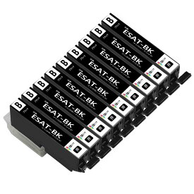 SAT-6CLエプソン互換インクカートリッジSAT EPSON SAT-BKブラック黒9本 インクタンク 汎用インク目印:さつまいも サツマイモ対応プリンター:EP-712A EP-713A EP-714A EP-715A EP-812A EP-813A EP-814A EP-815A最新型ICチップ付き/残量表示機能/個別包装/大容量
