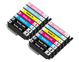 KAK-6CL互換インクカートリッジ KAK 6色14本セット KAK-BKブラックx4本 KAK-Cシアン KAK-Mマゼンタ KAK-Yイエロー KAK-LCライトシアン KAK-LMライトマゼンタ各2本 対応プリンター:EP-717A EP-817A残量表示機能付 エプソン インクタンク プリンターインク　汎用インク