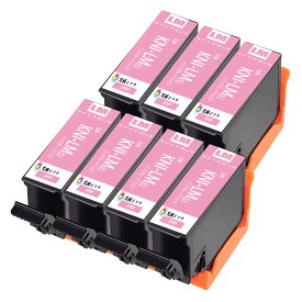 KNI-6CL-L互換インクカートリッジKNI-LM-Lライトマゼンタ7本セット目印:カニエプソン用プリンターインクタンク 対応機種:EP-887AB EP-887AP EP-887AW 純正と併用可能汎用インク増量版 残量表示機能付 ICチップ付エプソン用プリンターインクタンク 純正と併用可能汎用インク