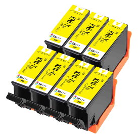 KNI-6CL-L互換インクカートリッジKNI-Y-LイエローYellow7本セット 目印:カニエプソン用プリンターインクタンク 対応機種:EP-887AB EP-887AP EP-887AW 純正と併用可能汎用インク増量版 残量表示機能付 ICチップ付エプソン用プリンターインクタンク 純正と併用可能汎用インク
