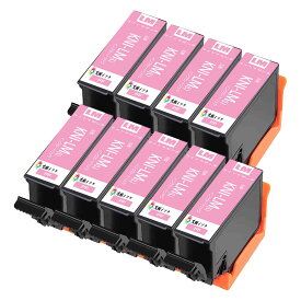 KNI-6CL-L互換インクカートリッジKNI-LM-Lライトマゼンタ9本セット目印:カニエプソン用プリンターインクタンク 対応機種:EP-887AB EP-887AP EP-887AW 純正と併用可能汎用インク増量版 残量表示機能付 ICチップ付エプソン用プリンターインクタンク 純正と併用可能汎用インク