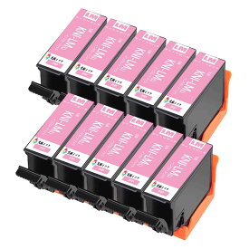 KNI-6CL-L互換インクカートリッジKNI-LM-Lライトマゼンタ10本セット目印:カニエプソン用プリンターインクタンク 対応機種:EP-887AB EP-887AP EP-887AW 純正と併用可能汎用インク増量版 残量表示機能付 ICチップ付エプソン用プリンターインクタンク 純正と併用可能汎用インク