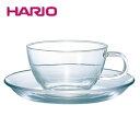 HARIO ハリオ 耐熱ティーカップ＆ソーサー TCSN-1T JAN: 4977642040625