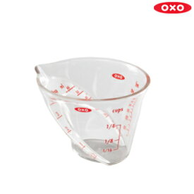 計量カップ 耐熱 OXO オクソー ミニ アングルドメジャーカップ 60ml 1115180 耐熱計量カップ メジャーカップ 計量 目盛 電子レンジ 食洗機対応 小さい 60cc クリア 透明 コンパクト 少量 ミニサイズ シンプル おしゃれ 人気 調理道具 製菓道具 お菓子作り 製菓 キッチン用品